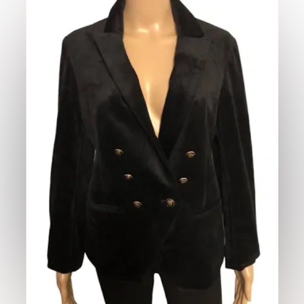 Cupcakes & Cashmere Belisha velvet Blazer - size 8